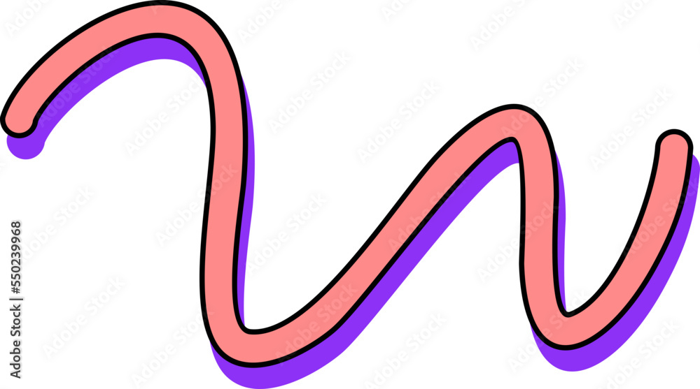 3d Wiggly Line Art Colorful 3d Wiggly Line Art Colorful