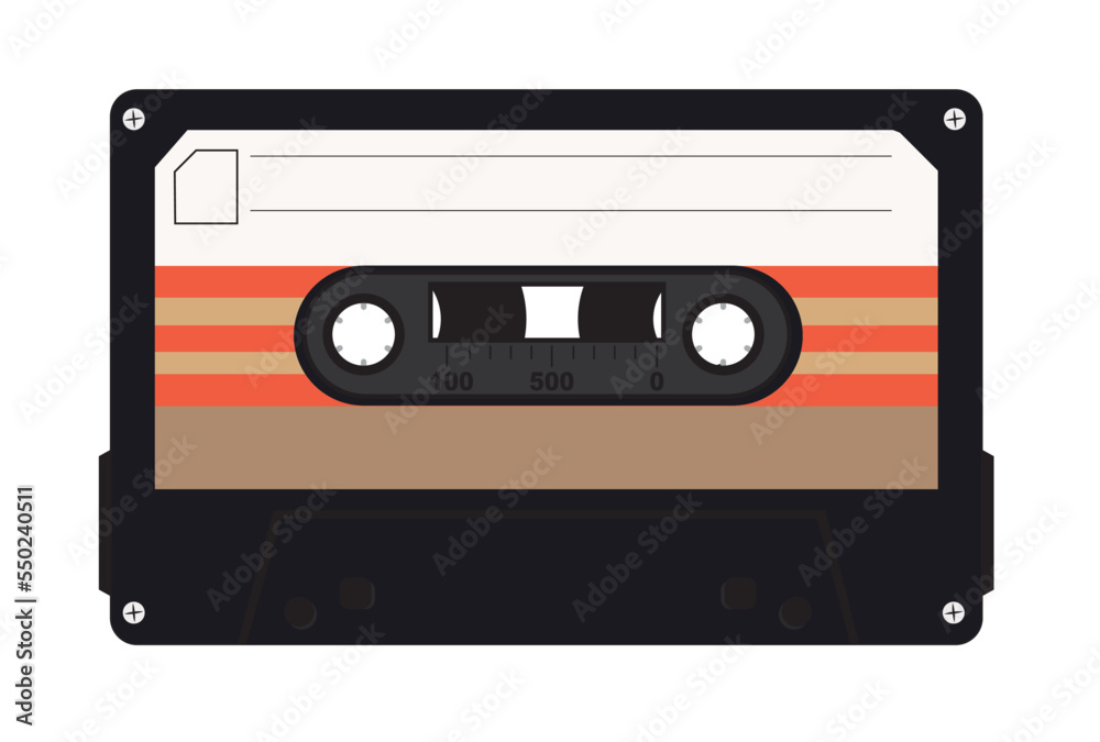 cassette tape isolated on white cassette tape isolated on white
