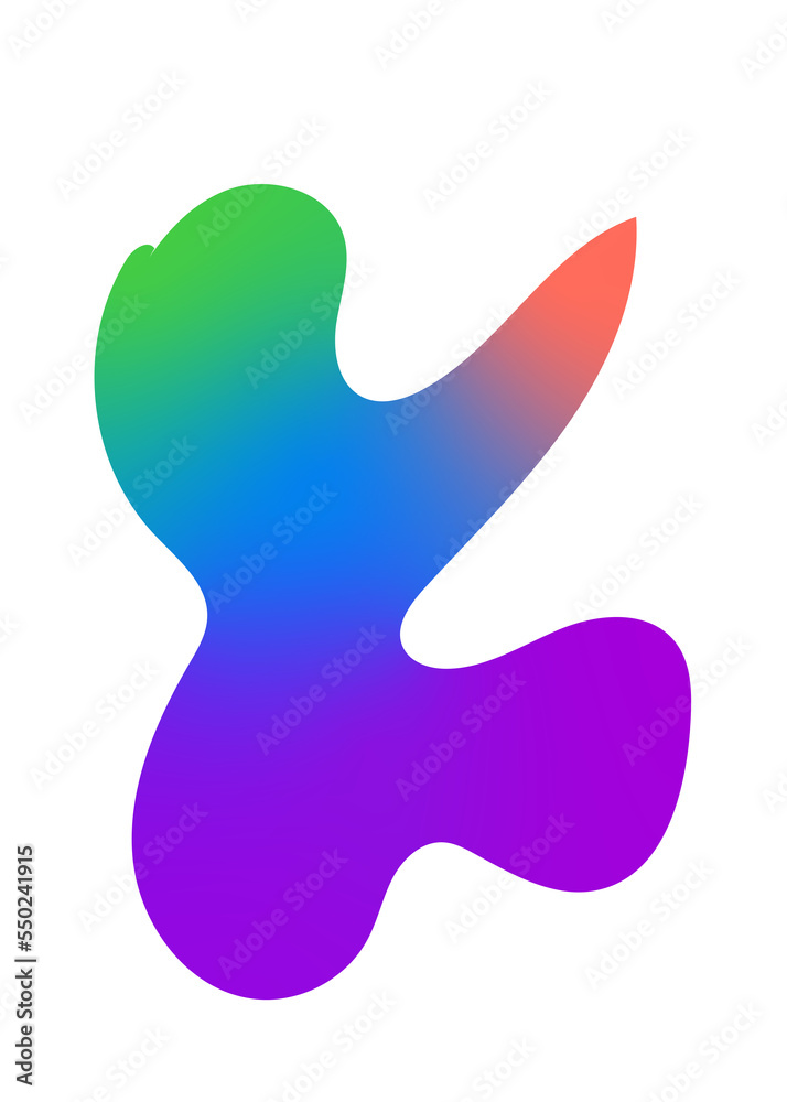Abstract Shape Gradient Transparent 