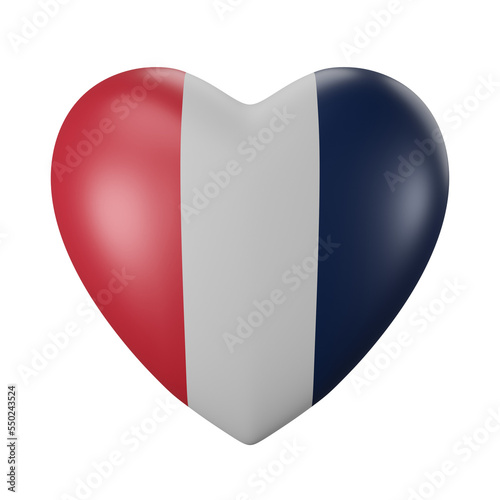 Free Download Heart shaped model with Netherland flag colored. 3D rendering - GFXLoad