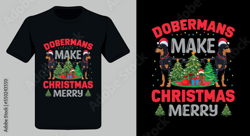 Merry Christmas t shirt design. Christmas t-shirt Design.