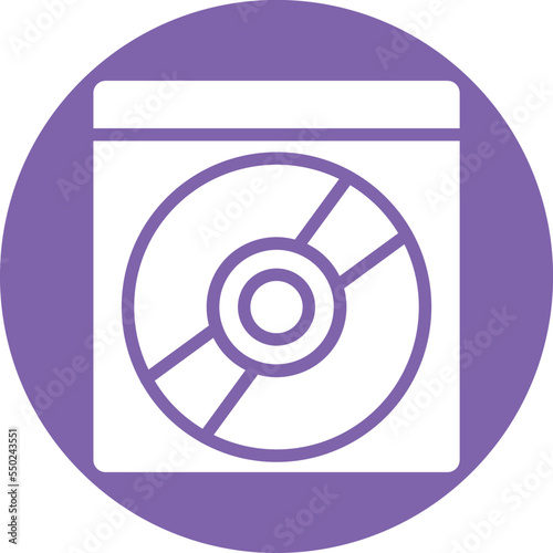 CD disk Vector Icon
