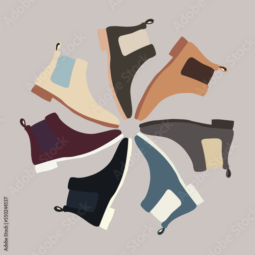 a series of shoes