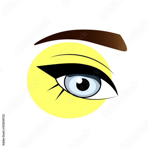 eye in circle