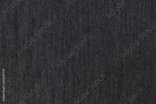 Black jeans texture or background, denim textile.