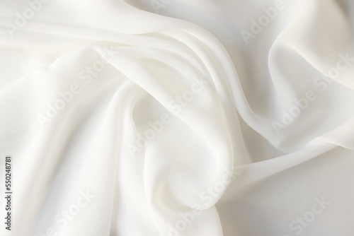 White satin background or design element.