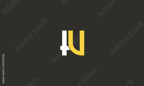 Initial letter tu linked round lowercase
