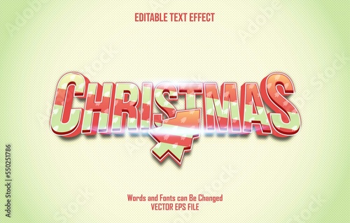 Christmas Text Effect