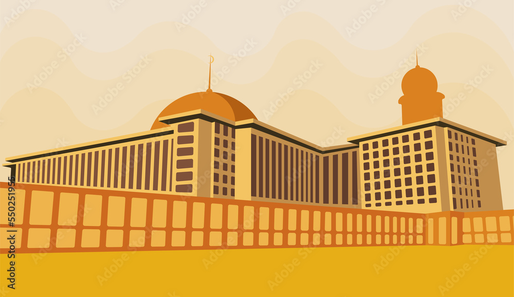 Obraz premium Big Yellow Mosque