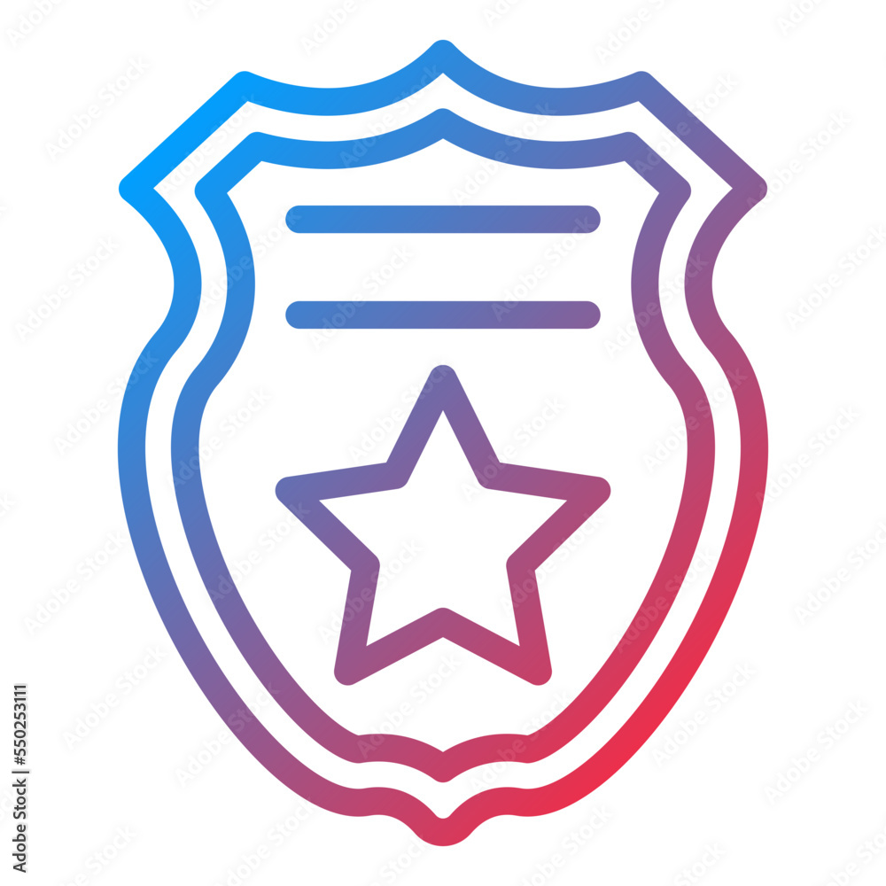 Police Badge Icon Style Police Badge Icon Style