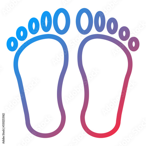 Footprint Icon Style