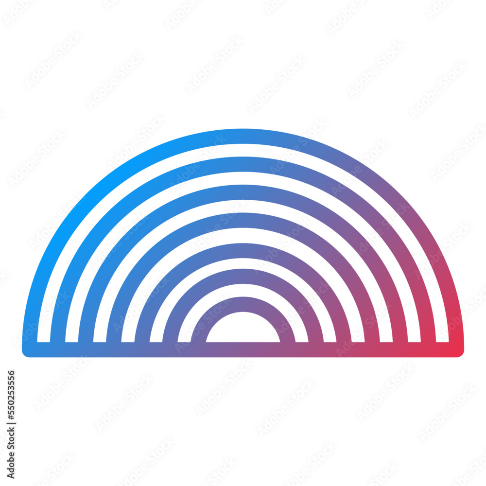 Obraz premium Rainbow Icon Style