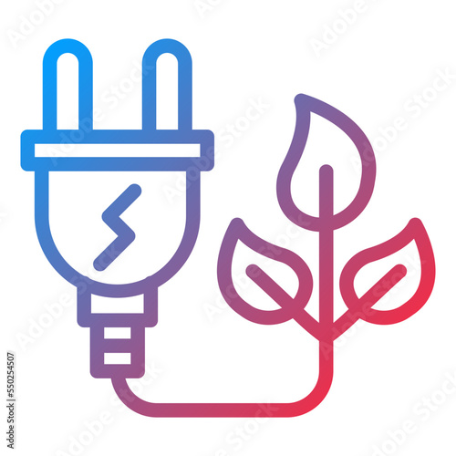 Sustainable Energy Icon Style