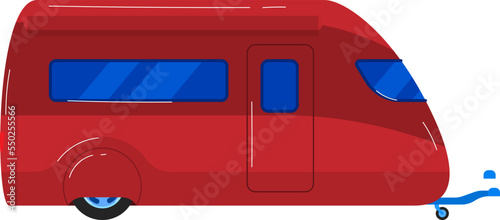 Traffic bus, truck transport at tow, isolated on white vector illustration. Cargo transportation, flat auto vehicle symbol.
