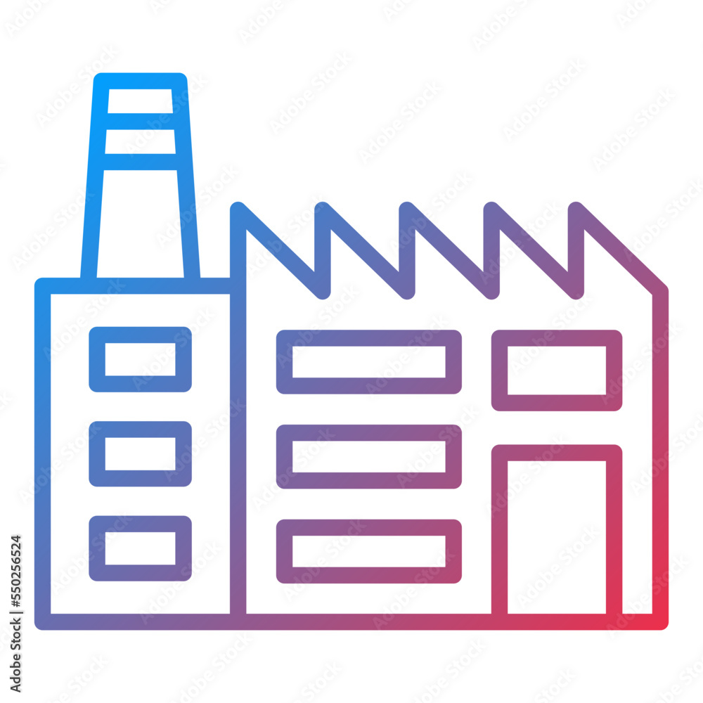 Factory Icon Style Factory Icon Style