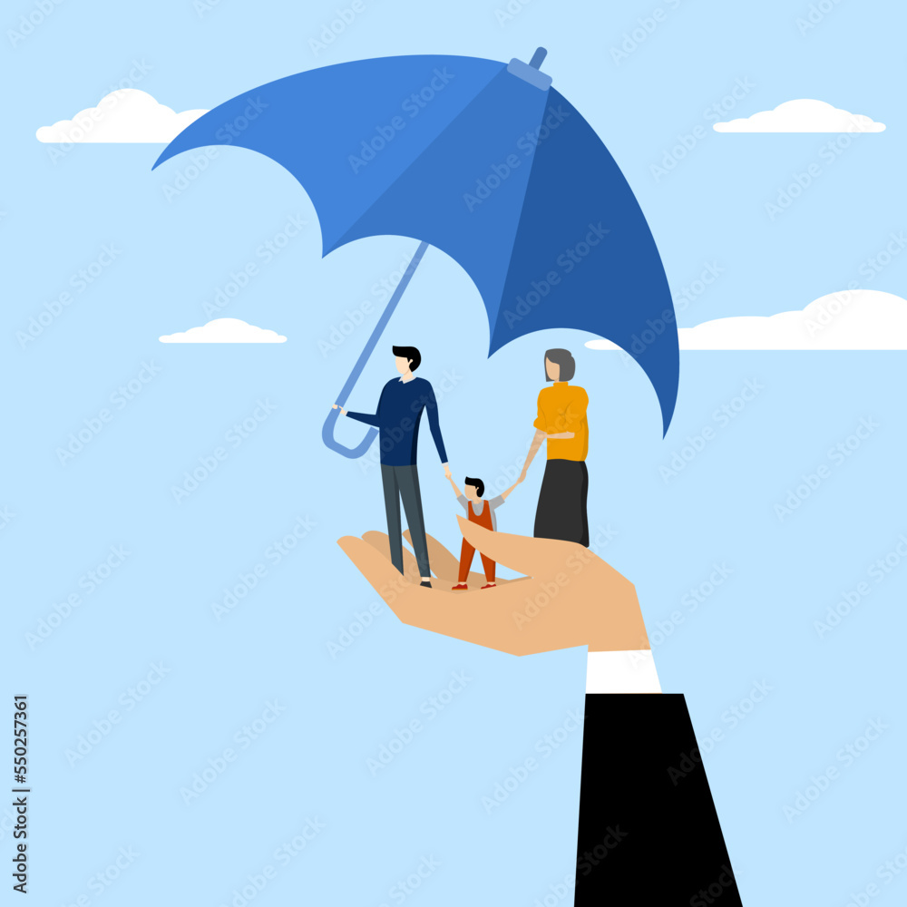 risk protection. emergency fund for family. family consisting of husband, wife and children are given umbrella protection, family protection to ensure its members will be financially supported. risk protection. emergency fund for family. family consisting of husband, wife and children are given umbrella protection, family protection to ensure its members will be financially supported.