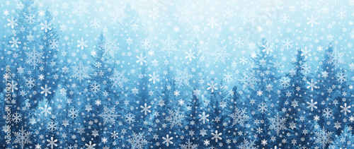 abstract snowfall background, winter seasonal design january snow snowflake