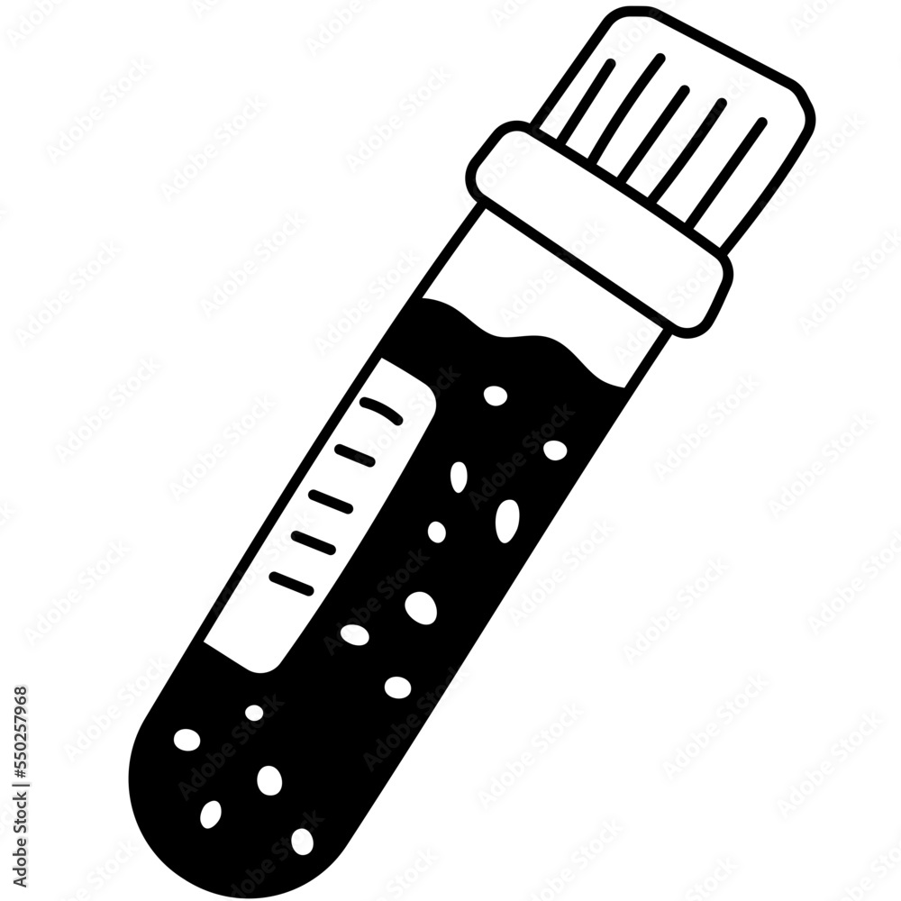 blood test tube blood test tube