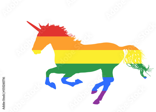 horse with a ribbon