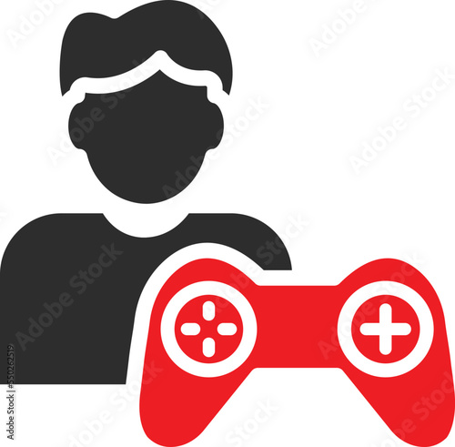 Game player Vector Icon
