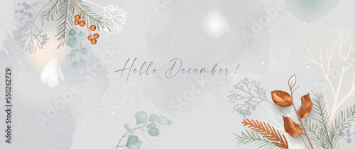 Christmas and New Year Banner