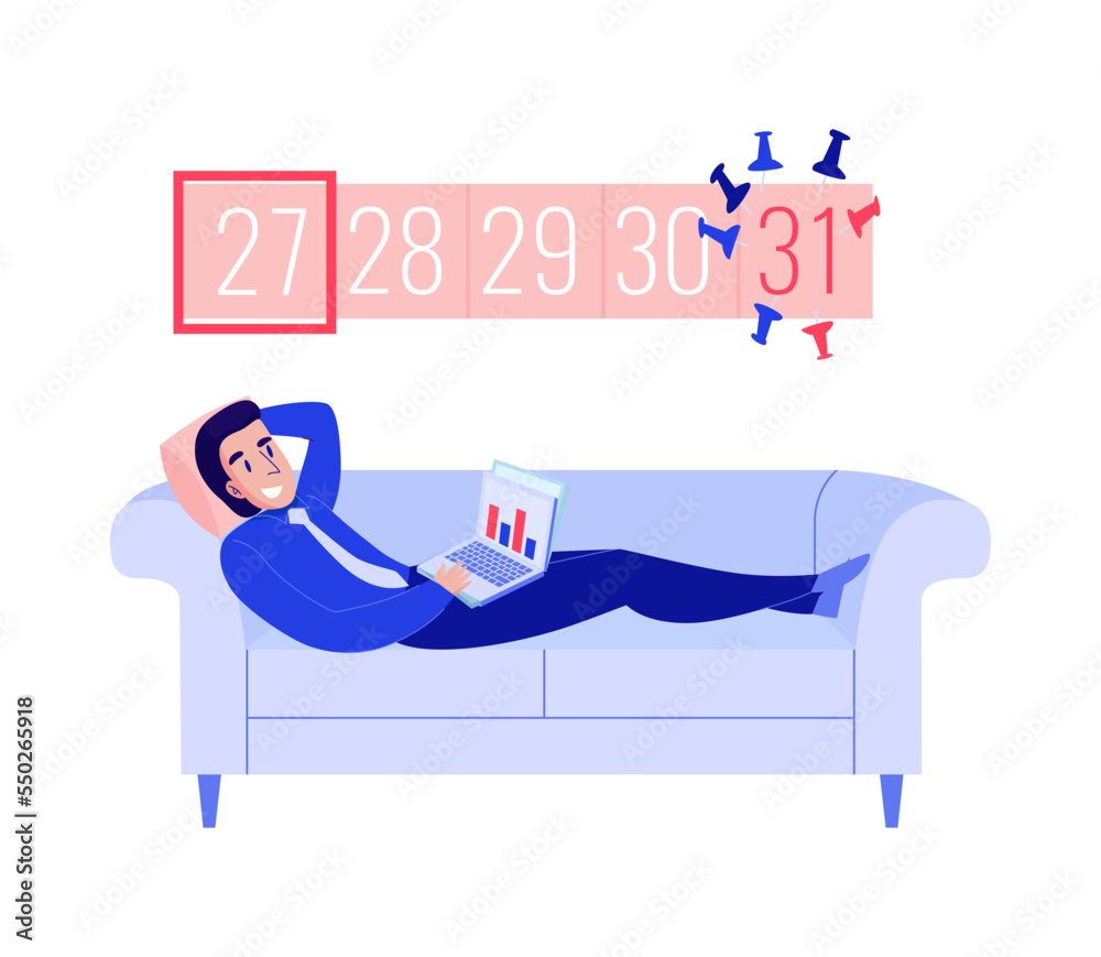 Timeline Management Flat Composition Timeline Management Flat Composition