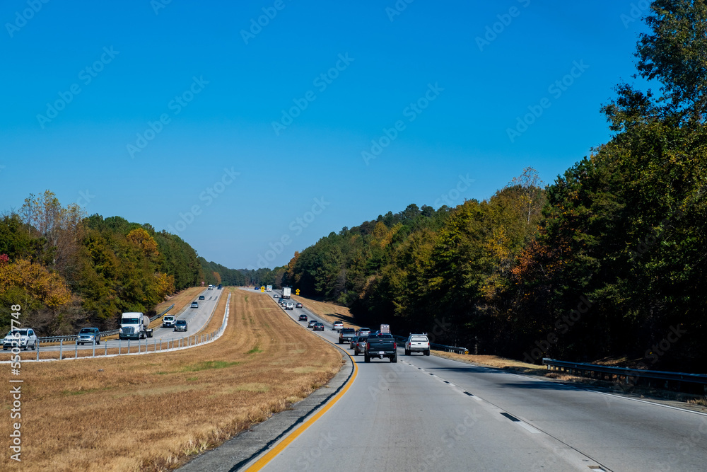 View of road trip in Atlanta, USA - 2022