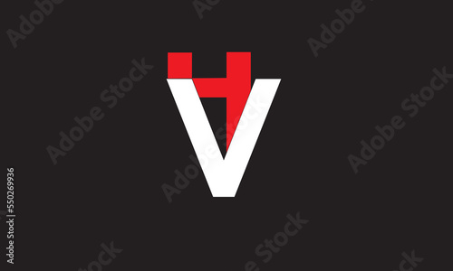VH or HV logo and icon design