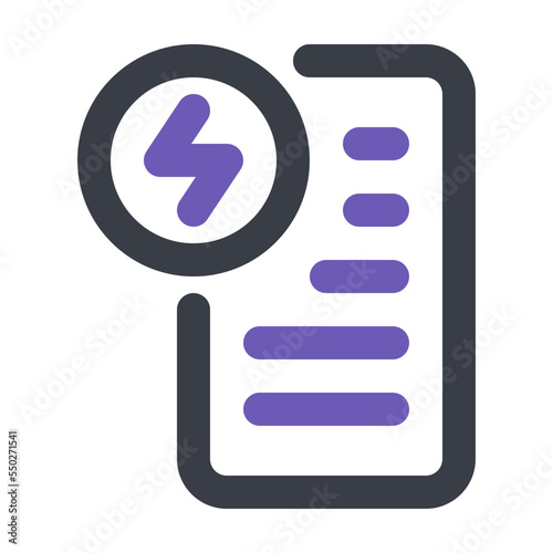 economic crisis colored line icon
