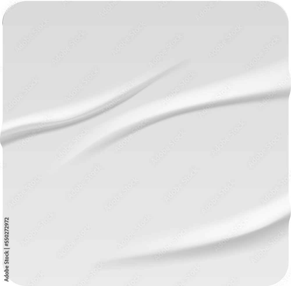 Fototapeta premium Glued Wrinkled Paper