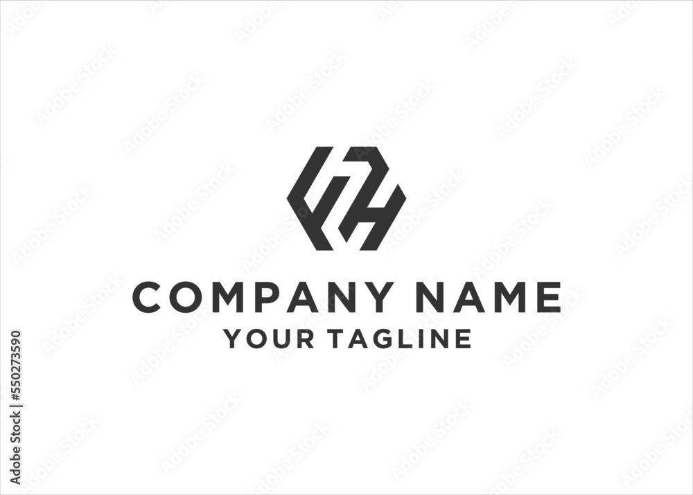 FH or HF logo design vector illustration FH or HF logo design vector illustration