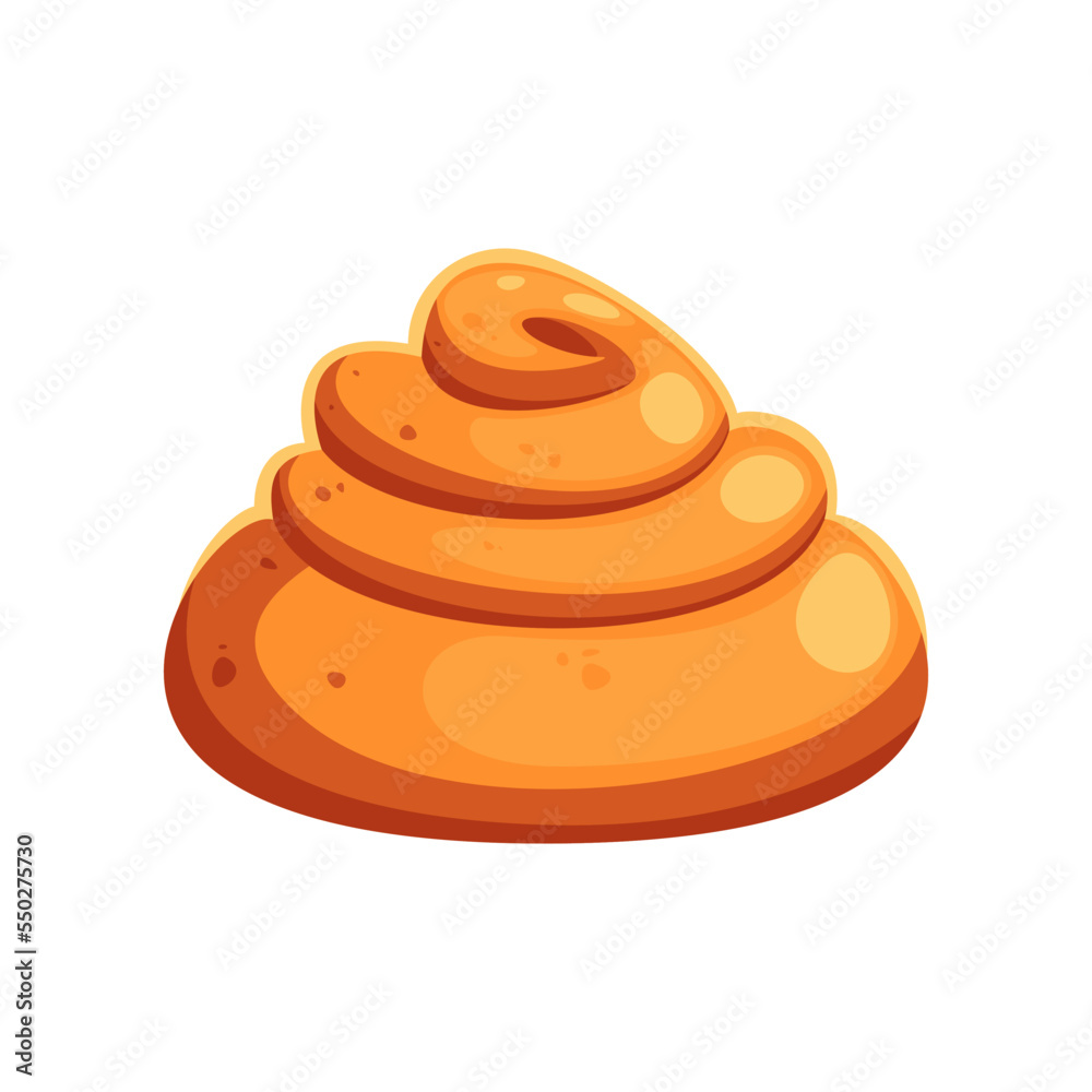 Bread bun cartoon illustration. Bun. Bakery, menu, food concept Bread bun cartoon illustration. Bun. Bakery, menu, food concept