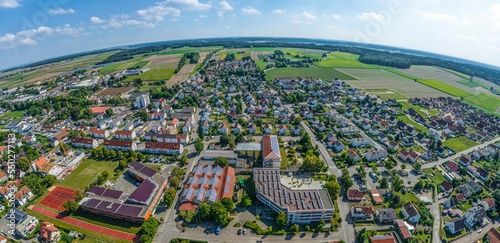 Luftaufnahme von Ichenhausen im Landkreis Günzburg photo