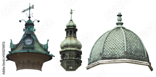 Photography Old Rooftops. PNG file.