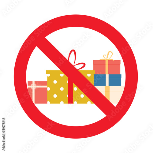 Prohibition of present to birthday event and christmas photo