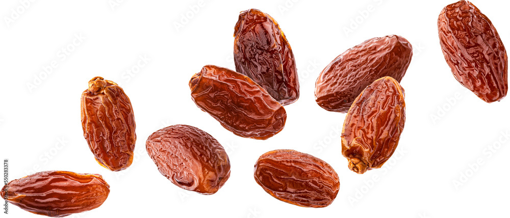 Dried dates isolated Dried dates isolated