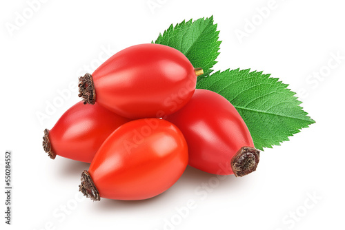 Obraz na płótnie Rose hip isolated on a white background with full depth of field