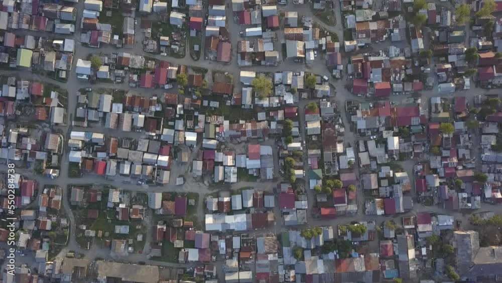 Dense settlement in small town Dense settlement in small town