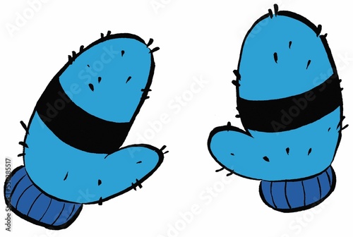 Naklejka Gloves