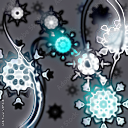 art colorful glass christmas background with space for text