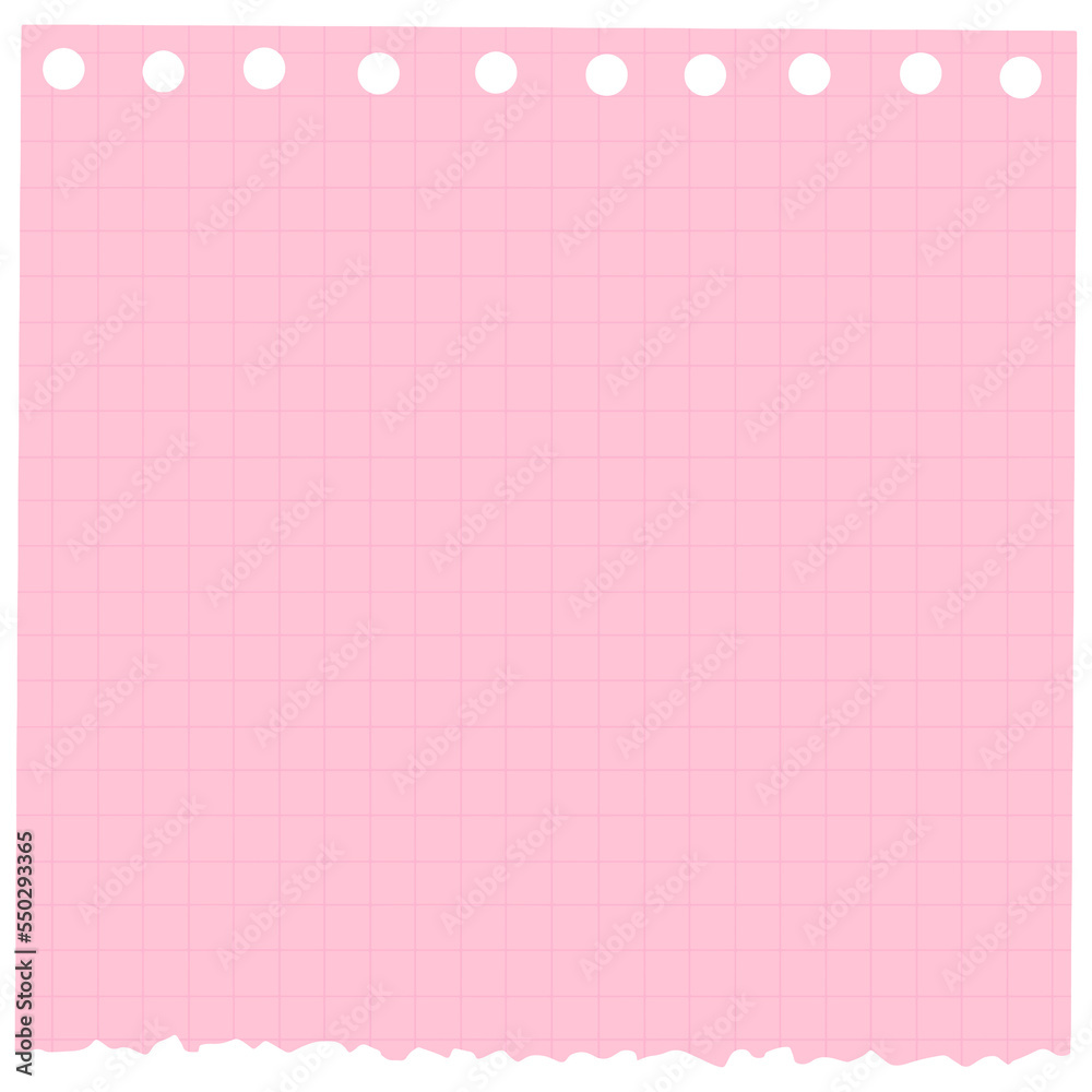 Square Punched Grid Memo Note Paper Square Punched Grid Memo Note Paper