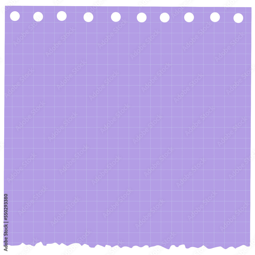 Square Punched Grid Memo Note Paper Square Punched Grid Memo Note Paper