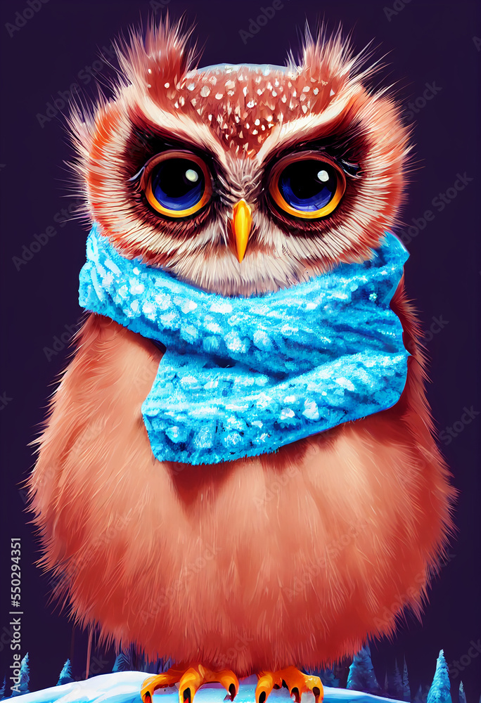 Owl and Winter Owl and Winter