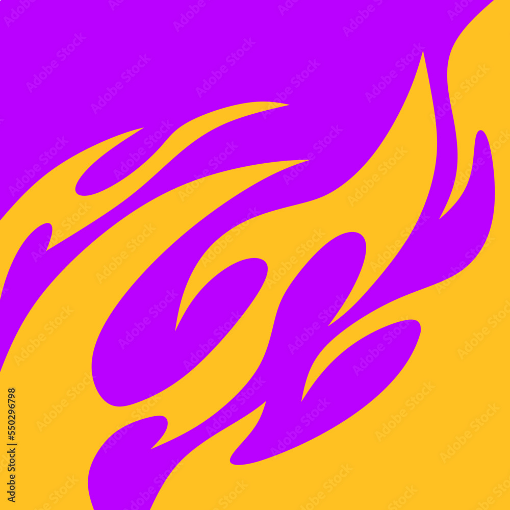 Simple background with flame pattern Simple background with flame pattern