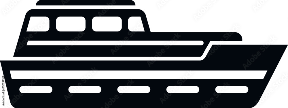 Raft rescue boat icon simple vector. Life sea. Coast guard Raft rescue boat icon simple vector. Life sea. Coast guard