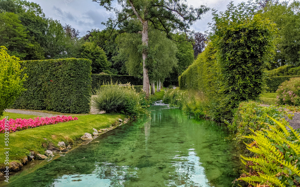 Annevoie Gardens in Wallonia, Belgium