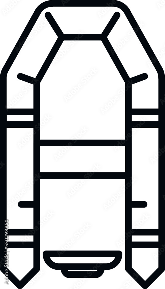 Search rescue boat icon outline vector. Sea flood. Coast guard Search rescue boat icon outline vector. Sea flood. Coast guard