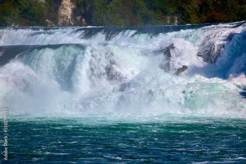 Wasserfall in der Schweiz - Rheinfall