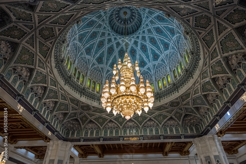 Sultan Qaboos Grand Mosque chandelier