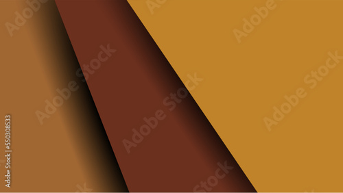Abstract golden brown luxury backgrounds with geometric graphic elements. brown abstract background design with luxury golden elements vector illustration